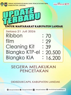 Update terbaru untuk masyarakat Kabupaten Landak